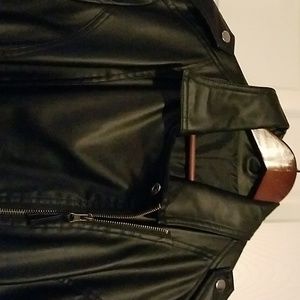 Womens Soft Leatherette Jacket